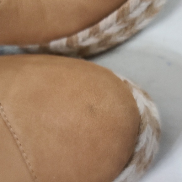 Naturalizer Talia Womens Espadrilles Shoes Caramel Leather Ankle Straps 8W GUC - Picture 5 of 15